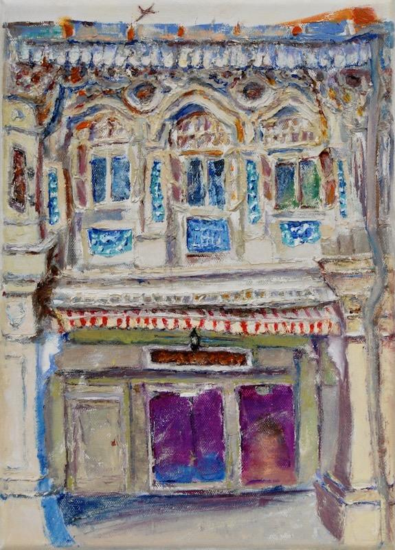 The 8 Shophouses ~ cuatro (260) - 14x10 in - oil canvas '22 - singapore joo chiat - SOLD