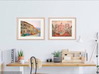 Emerald Hill and Keong Saik Road Art Prints of Singapore Shophouses series by Local Artist HweeYen Ong