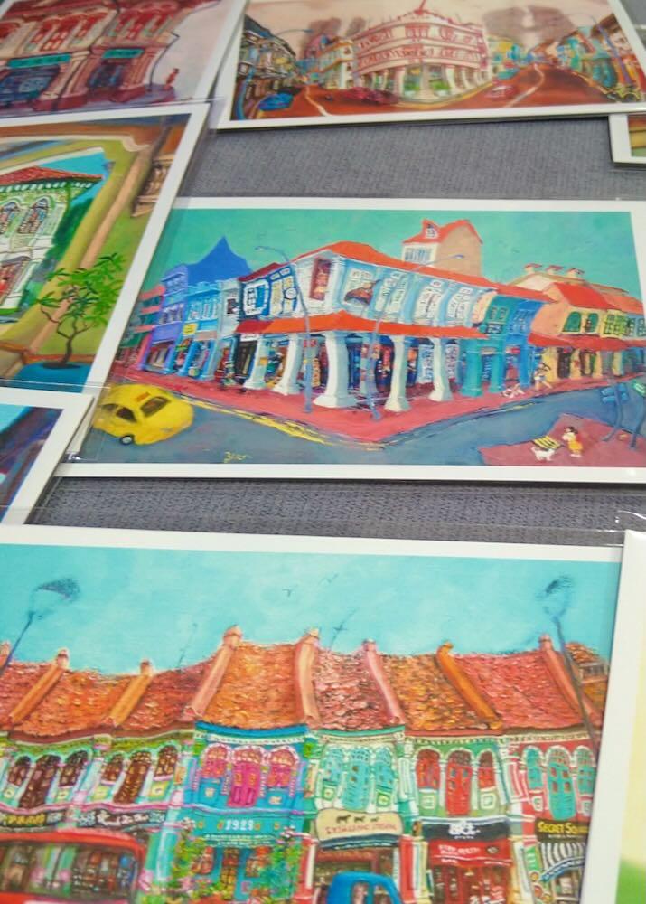 Savings Bundle $52 For Purchase of Three 5x7 Singapore Shophouse Souvenir Package Prints