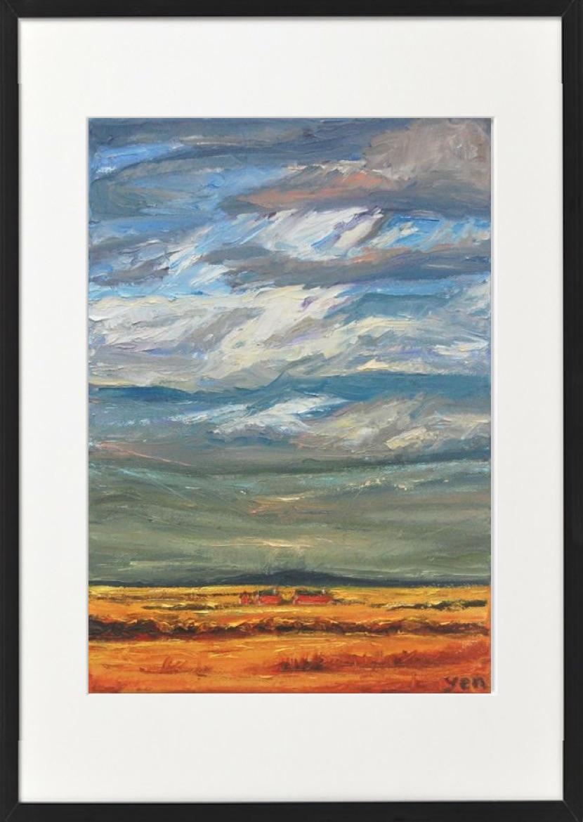 European Scenery Paintings Wall Art Prints A3 - Icelandic atmospheric clouds mountain scenery landscapes travel art